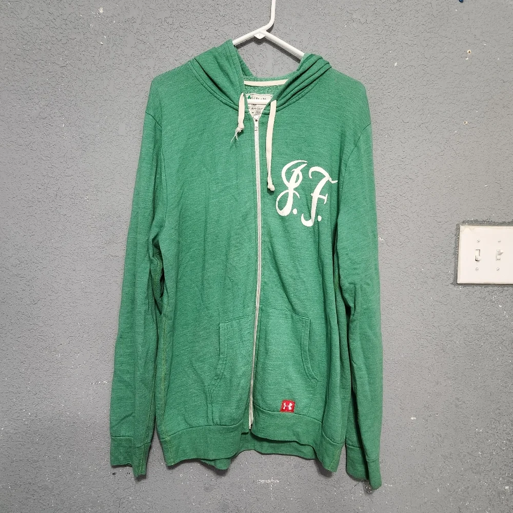 Roots Of Fight Hoodie Xl Smokin Joe Frazier World Champion Full Zip UA Boxing